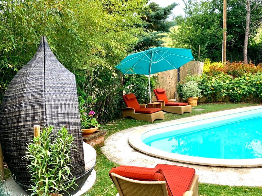 Villa Louise Umbria Uncinano Luaran gambar